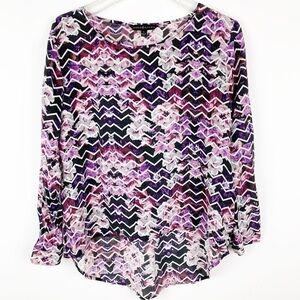 𝅺DORA Landa Silk Pullover Blouse Size Large